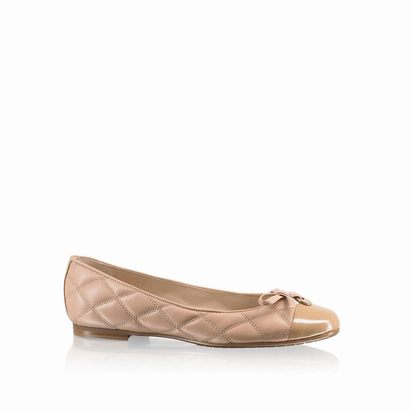 Russell & Bromley Charming Quilted Ballet Flat Womens Pink [SPL5712XF]